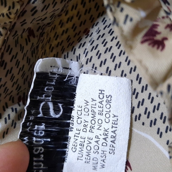 Vintage 70s Day Dress size Medium Edwardian Collar Midi Modest - Picture 9 of 9